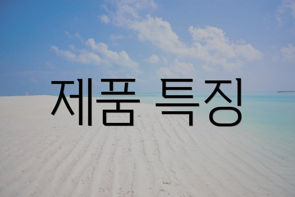 제품 특징
