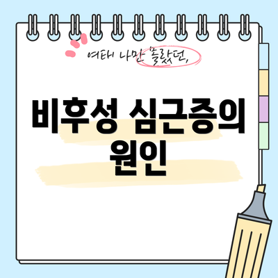 비후성 심근증의 원인