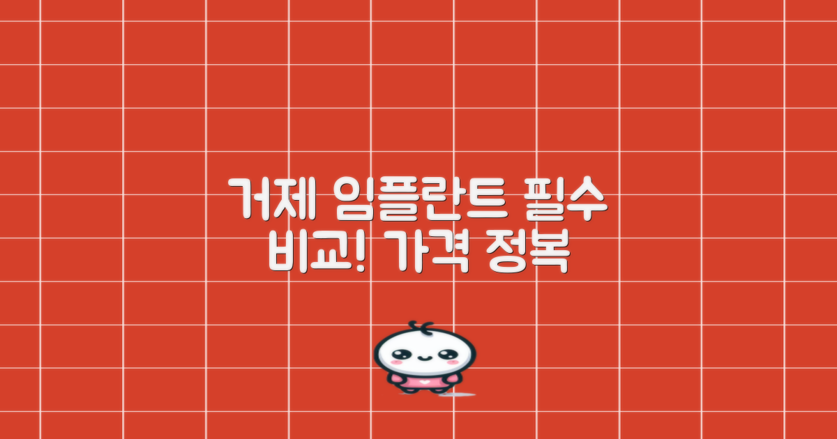 거제 임플란트, 가격 비교는 선택이 아닌 필수