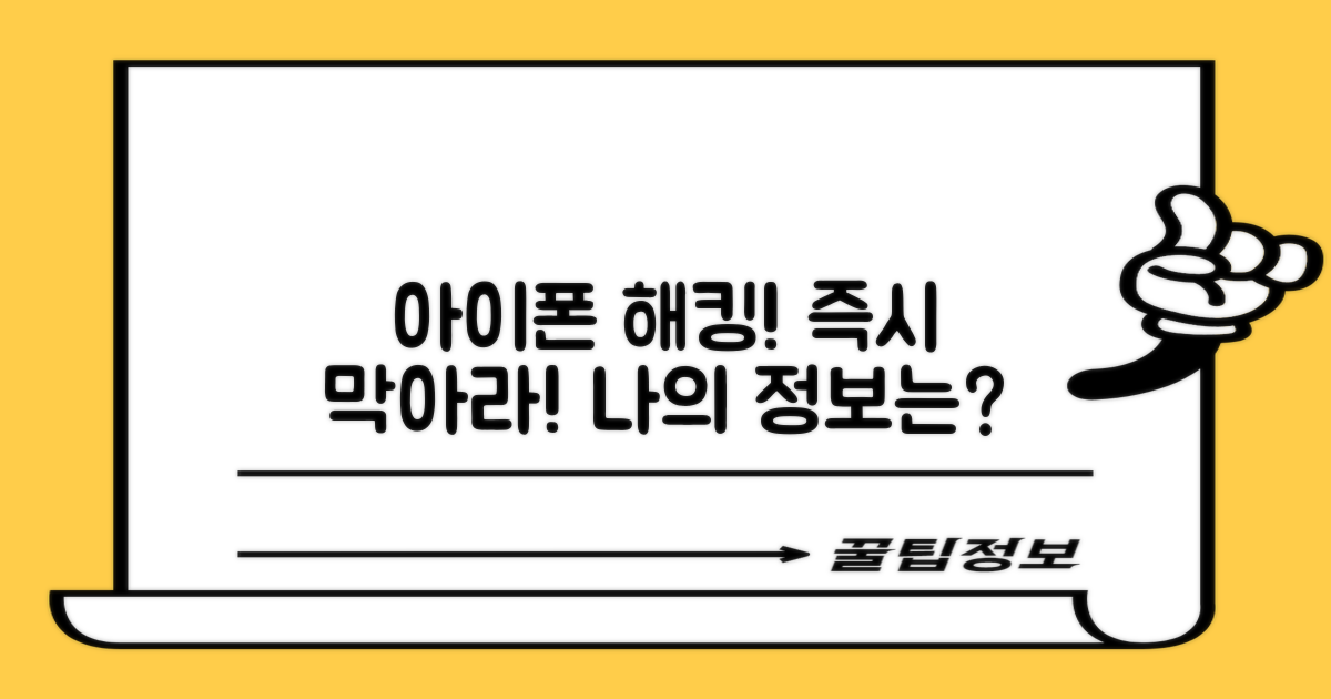 아이폰 해킹, 즉각적인 대처는 필수!