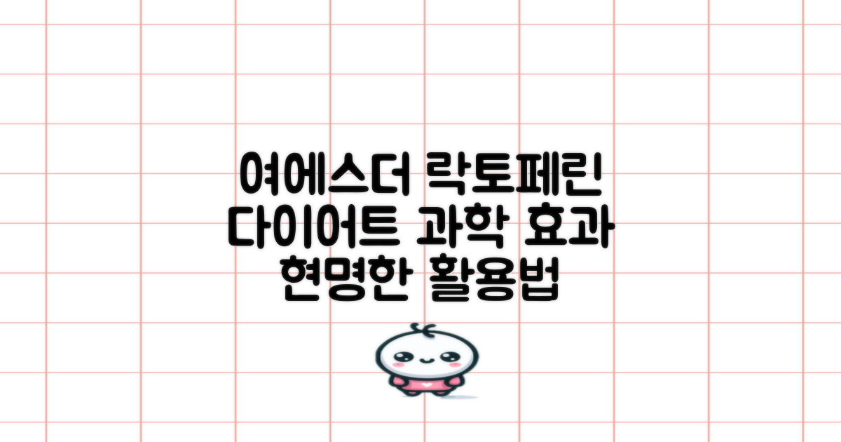 여에스더 락토페린과 다이어트의 관계: 과학적인 효과와 현명한 활용법