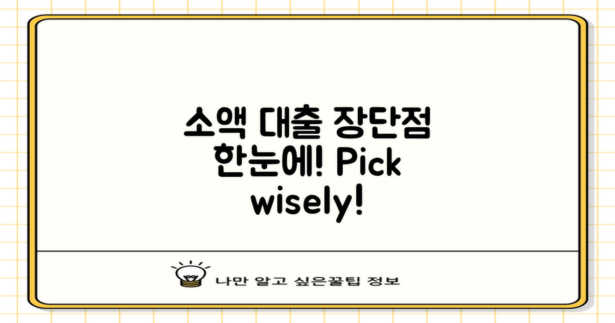 소액 대출의 장단점