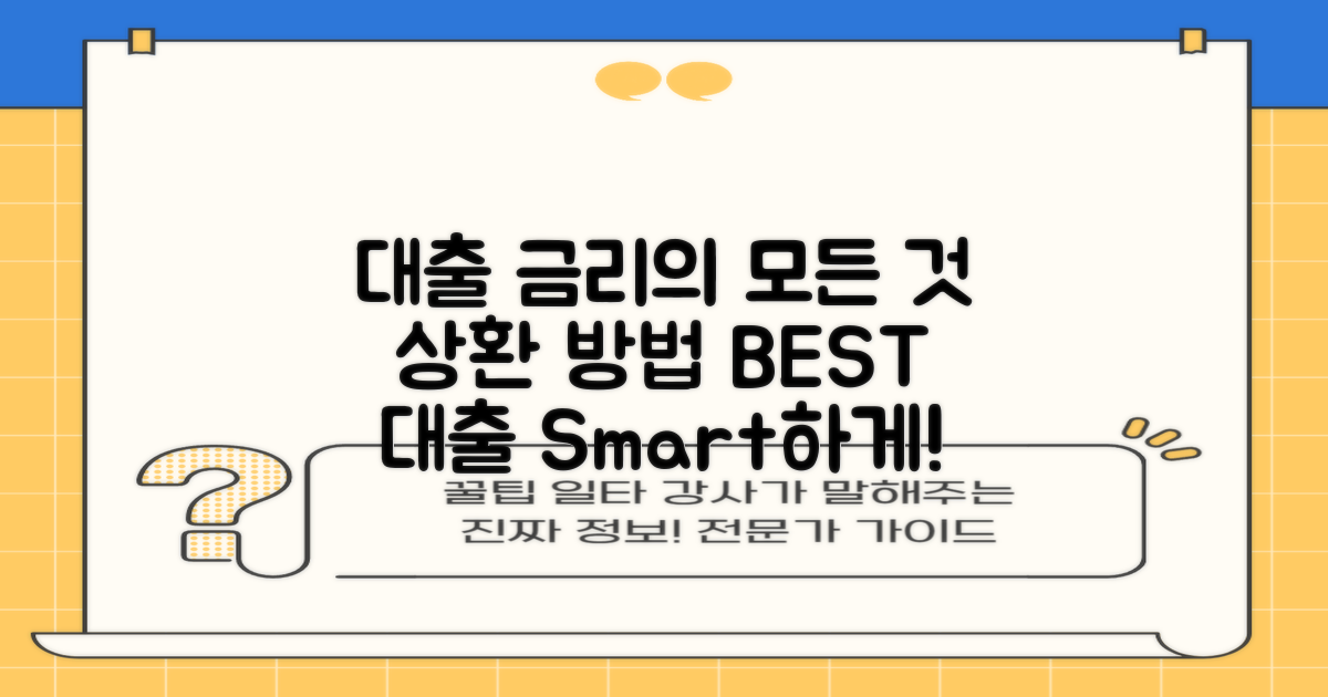 대출 금리와 상환 방법