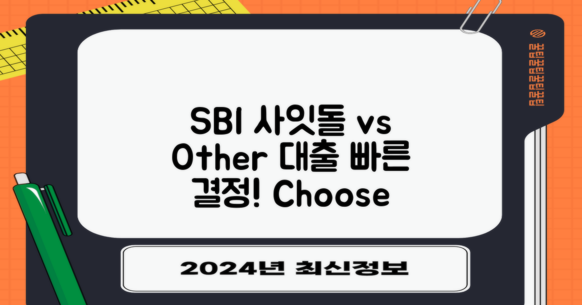 SBI 사잇돌 대출 vs 기타 대출