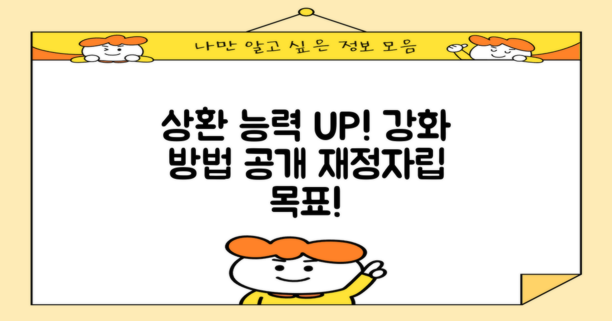 상환 능력 강화 방법