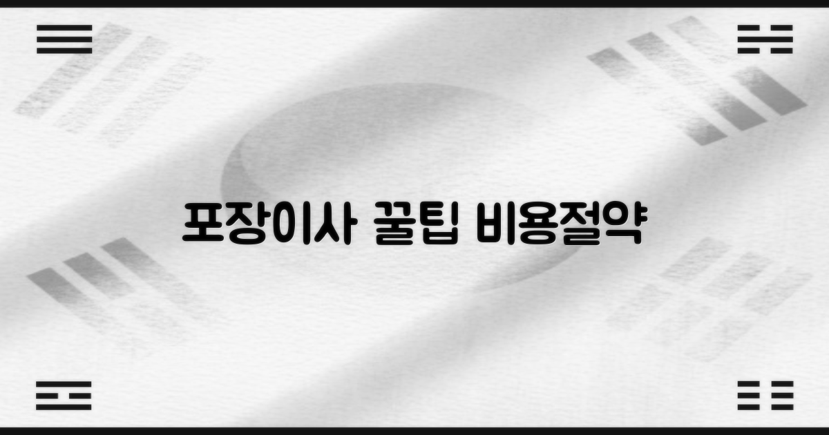 포장이사 비용, 꼼꼼히 비교하세요.