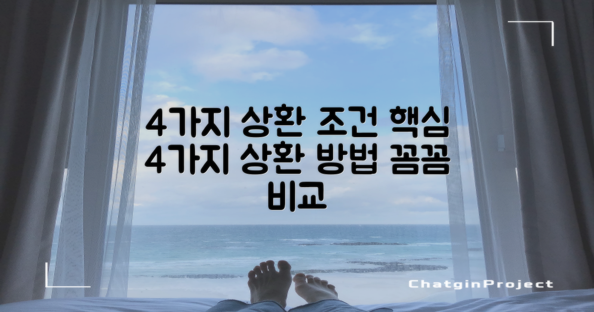 4가지 상환 조건
