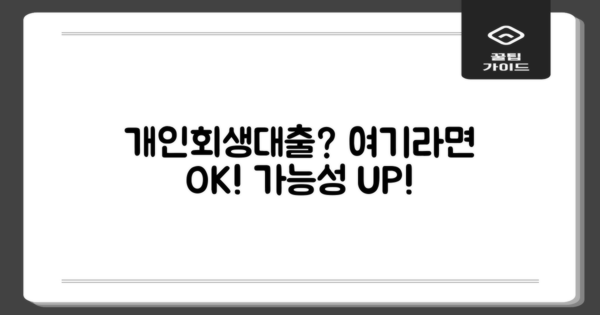 개인회생대출, 여기라면 가능할까?