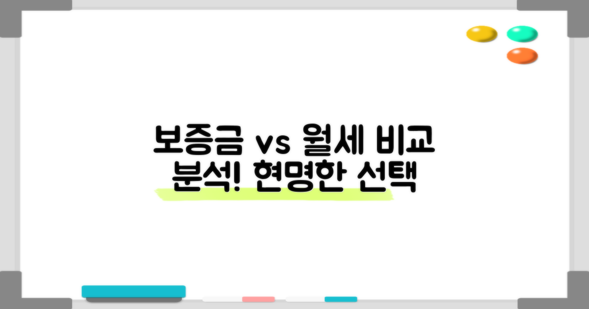 보증금 vs 월세 심층 분석