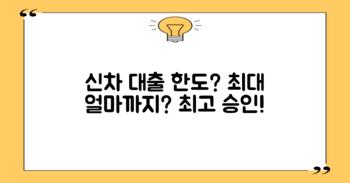 신차 대출, 얼마까지 가능할까?